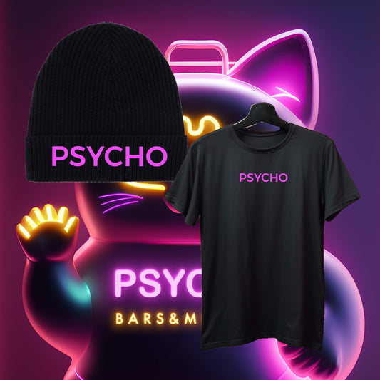 Psycho Tshirt and Beanie bundle